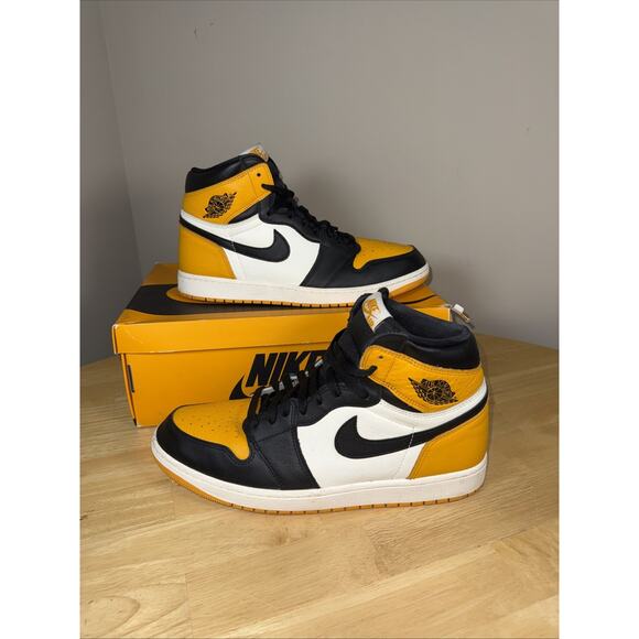 Size 13 - Jordan 1 Retro OG High Yellow Toe OG BOX lightly Used main image 11